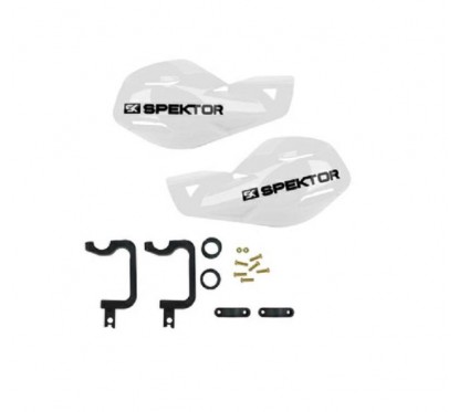 CUBRE MANOS NOX BLANCO C/KIT INSTALACION (SPEKTOR)
