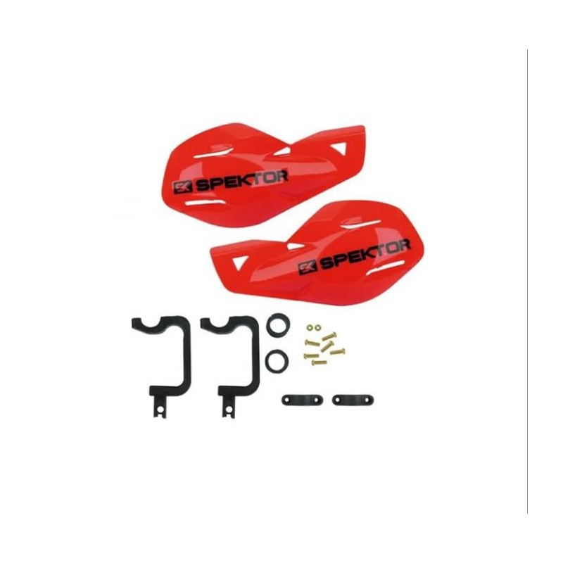 CUBRE MANOS NOX ROJO C- KIT INSTALACION (SPEKTOR)