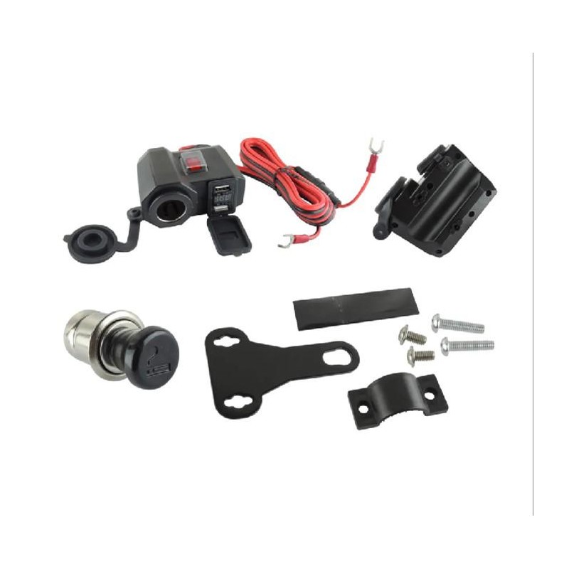 ACCESORIOS TOMA CORRIENTE 12V + USB (SPEKTOR)