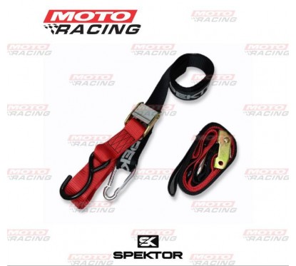 ACCESORIOS ZUNCHO AMARRE C- CRIQUE 1700x40 ROJO- NEGRO (SPEKTOR)