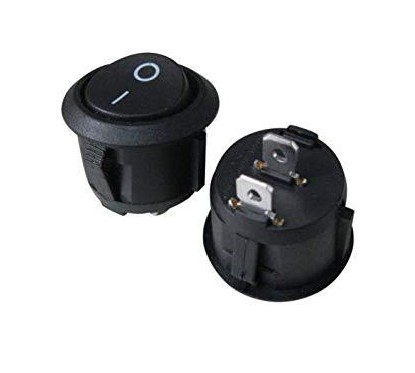 TECLA ON -  OFF UNIVERSAL REDONDO 2 PUNTOS