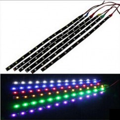 TIRA LED FLEX GEL 15 LED x 30cm ROJO