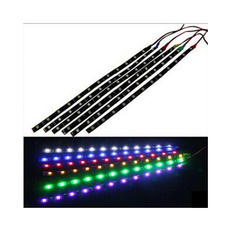 TIRA LED FLEX GEL 15 LED x 30cm ROJO