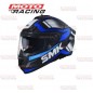 CASCO TYPHOON THORN NEGRO-AZUL-BLANCO C/VISOR SMK "L"