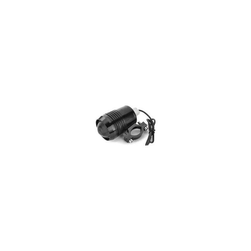 FARO TUNNING AUXILIAR NEGRO REDONDO C/ SOPORTE 10W
