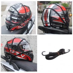 ACCESORIOS RED PORTA CASCO NEGRA 2 GANCHOS