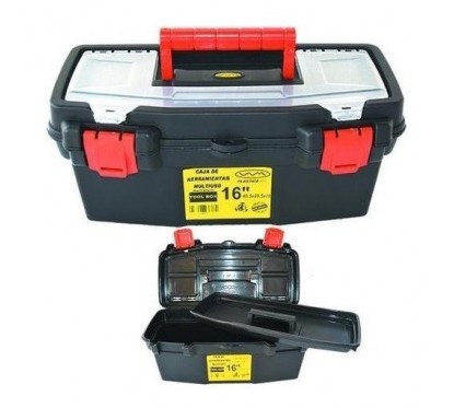ACCESORIOS CAJA HERRAMIENTAS 16 MULTIUSO 40.5x20.5x18 (VC)