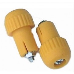 CONTRAPESO MANUBRIO CICLOMOTOR AMARILLO