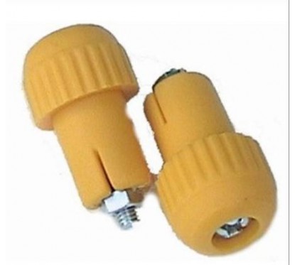 CONTRAPESO MANUBRIO CICLOMOTOR AMARILLO