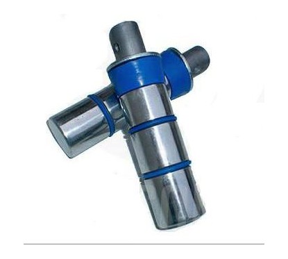 PEDALIN TRASERO UNIVERSAL ALUMINIO PULIDO / ROJO