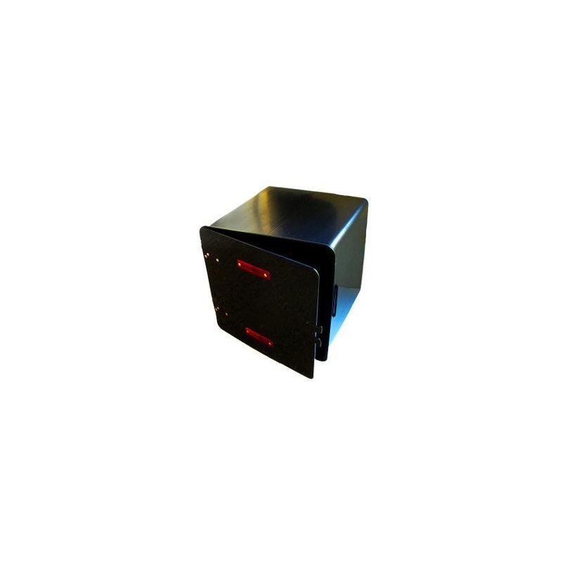 CAJA PIZZERA C- ESTANTE SUPER 41x41x41 NEGRA (VC)