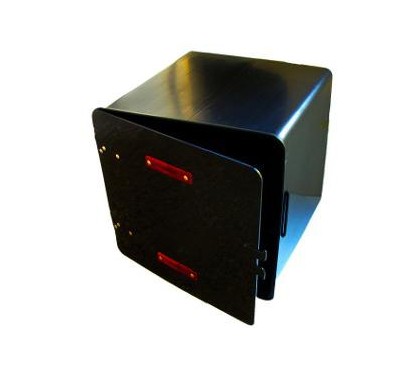 CAJA PIZZERA C- ESTANTE SUPER 41x41x41 NEGRA (VC)