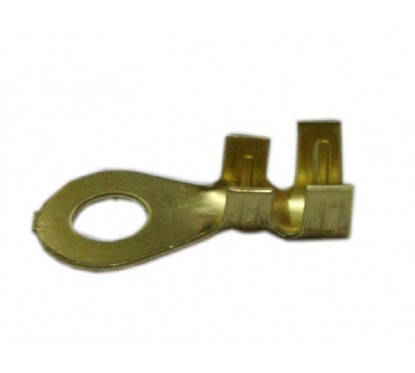 TERMINAL PARA BATERIA OJAL 6mm BRONCE