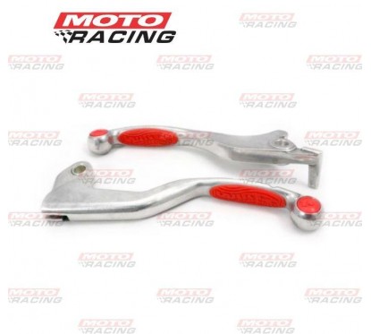 MANIJA FRENO Y EMBRAGUE HOND TITAN 150 15 CORTA GRIP ROJO