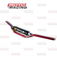 MANUBRIO MX X6 22mm ALTO ROJO (WIRTZ)