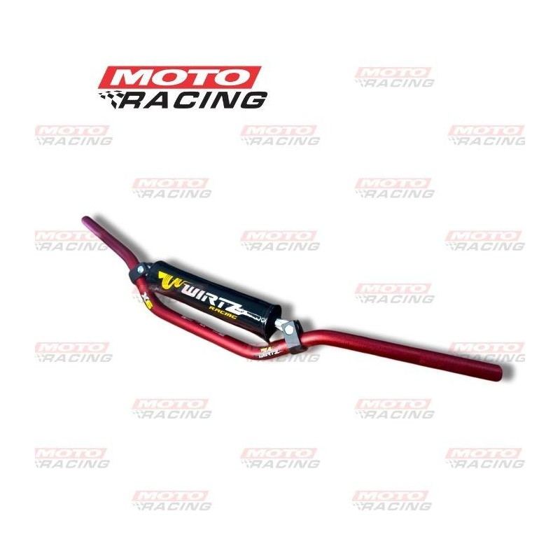 MANUBRIO MX X6 22mm ALTO ROJO (WIRTZ)