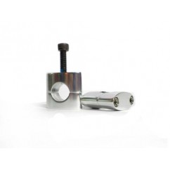 SOPORTE MANUBRIO UNIVERSAL 22mm ALUMINIO C- PASANTE (WIRTZ)