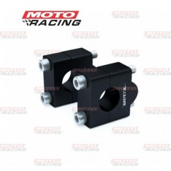 SOPORTE MANUBRIO ELEVA 25mm UNIVERSAL 22mm NEGRO (WIRTZ)