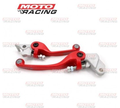 MANIJA FRENO Y EMBRAGUE HONDA XR 250 TORNADO GRIP FLEX ROJA