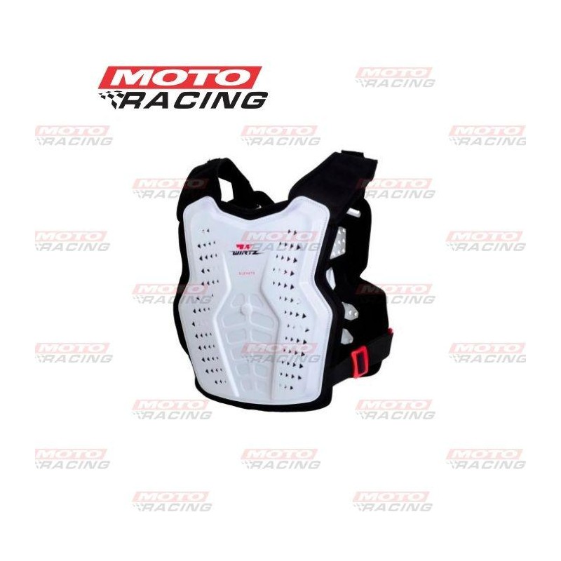 PECHERA ELEVATE BLANCO- ROJO (WIRTZ)