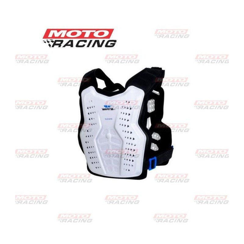 PECHERA ELEVATE BLANCO- AZUL (WIRTZ)