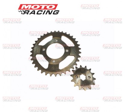 CORONA Y PIÑON HONDA WAVE NF 100-  GILERA SMASH 110 Z-36- 14 (CHOHO)