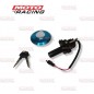 LLAVE CONTACTO HONDA BROS NXR 125 SET C- TAPA TANQUE (OKINOI)