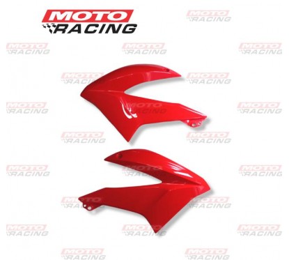 DEFLECTOR TANQUE IZQ/DER HONDA XR 150 ROJO (OKINOI)