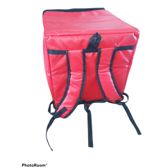 BOLSO TERMICO DELIVERY 6 PIZZAS C- CIERRE Y ESTRUC. PEDIDO YA
