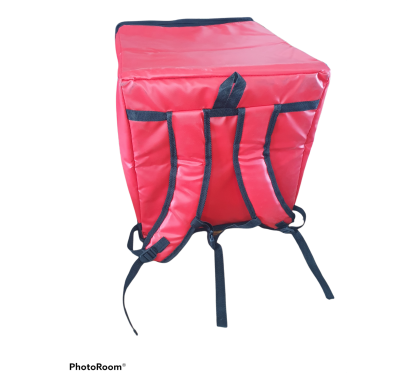 BOLSO TERMICO DELIVERY 6 PIZZAS C- CIERRE Y ESTRUC. PEDIDO YA