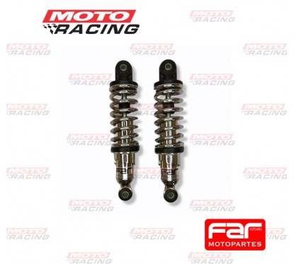 AMORTIGUADOR TRAS HONDA BIZ C-100 TUNNING 247mm CROMADO