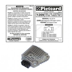 REGULADOR MONDIAL HD 250 W 12v TRIFASICO 10A