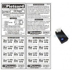CDI UNIVERSAL PROGRAMABLE A MAGNETO 16 CORTES 6 PIN (PIETCARD)