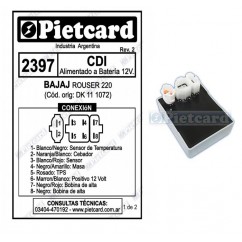 CDI BAJAJ ROUSER 220 12V (PIETCARD)