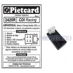 CDI UNIVERSAL A BATERIA RACING 200 6 PIN