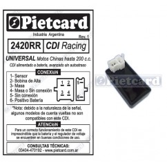 CDI UNIVERSAL A BATERIA RACING 200 6 PIN