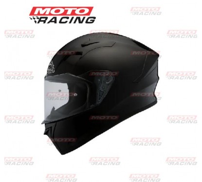 CASCO STELLAR CLASSIC NEGRO BRILLO S- VISOR SMK "XS"