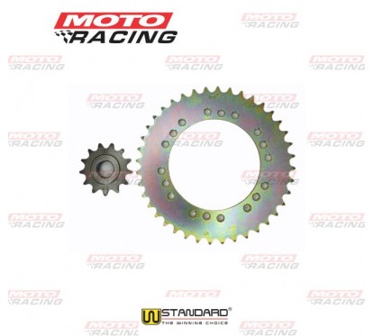 CORONA Y PIÑON YAMAHA XTZ 250 LANDER 40- 13 DORADA (STD)