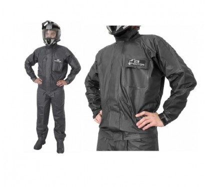 TRAJE PARA LLUVIA HOMBRE NEGRO "S" (SPEKTOR)