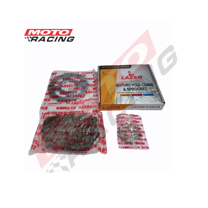 KIT TRANSMISION HONDA C 90 36/14 X 420H (LAZER)