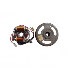 VOLANTE MAGNETICO ZANELLA 6V 18W GIRO HORARIO C-  ESTATOR (DZE)