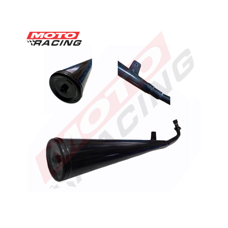 ESCAPE GILERA SMASH 110 SOPORTE SOLDADO CORTO NEGRO MOTORACING