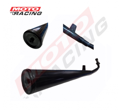 ESCAPE GILERA SMASH 110 SOPORTE SOLDADO CORTO NEGRO MOTORACING