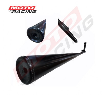 ESCAPE HONDA BIZ SOPORTE C-  TORNILLO NEGRO MOTORACING