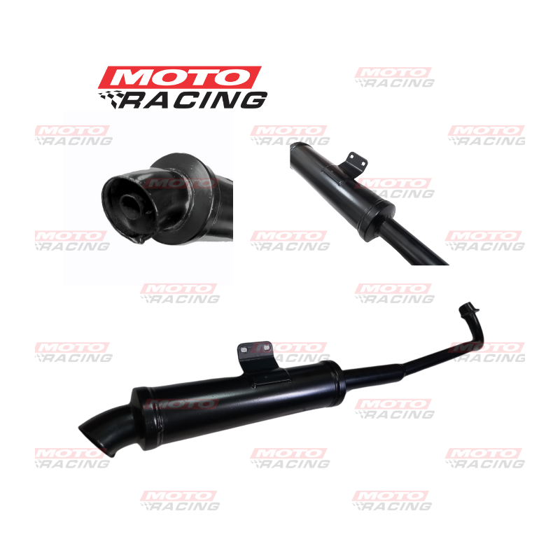 ESCAPE DEPORTIVO GILERA SMASH 110 NEGRO MOTORACING