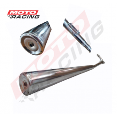 ESCAPE HONDA BIZ SOPORTE C-  TORNILLO CROMADO MOTORACING