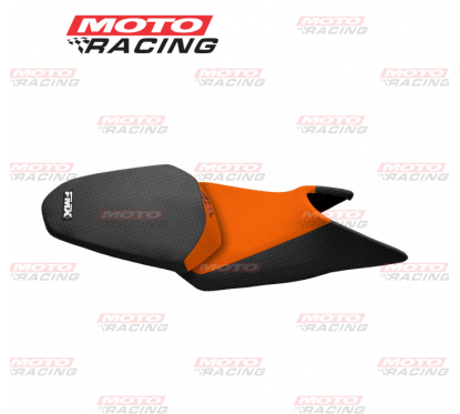 TAPIZADO ASIENTO KTM DUKE 200 -  390 NARANJA -  NEGRO (FMX)