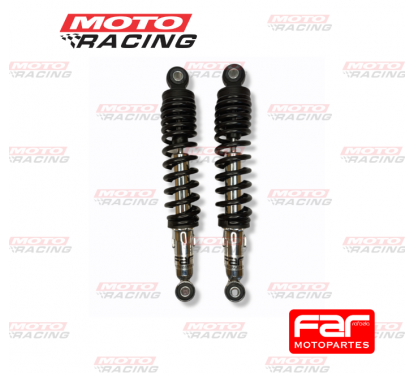 AMORTIGUADOR TRASERO ZANELLA RX 150 -  MONDIAL RD 150 NEGRO