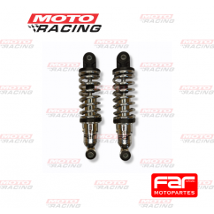 AMORTIGUADOR TRAS HONDA BIZ C-100 TUNNING 247mm CROMADO