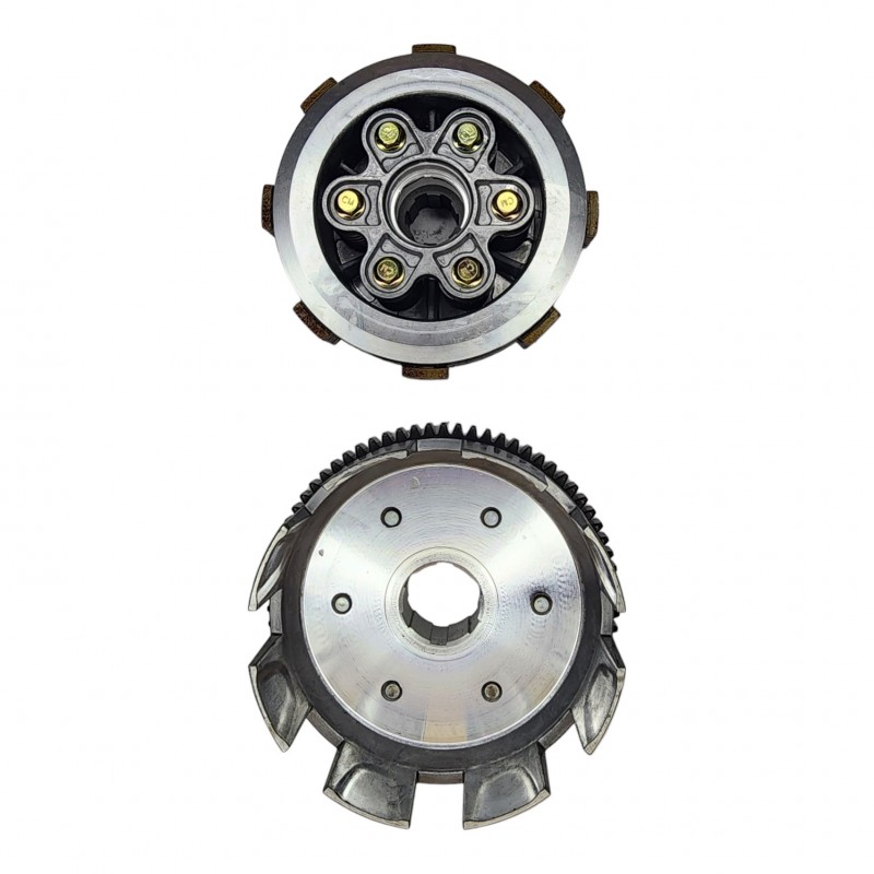 EMBRAGUE COMPLETO 6 DISCOS-  6 RESORTES ZANELLA CUSTOM 150 (NSU)